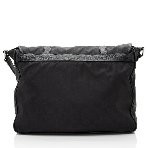 Gucci GG Nylon Double Buckle Messenger - Picture 3 of 16